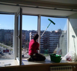 Мытье окон в однокомнатной квартире Кимовск